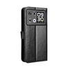 For Cubot P90 PU Leather Case with Strap Crazy Horse Texture Phone Wallet Cover