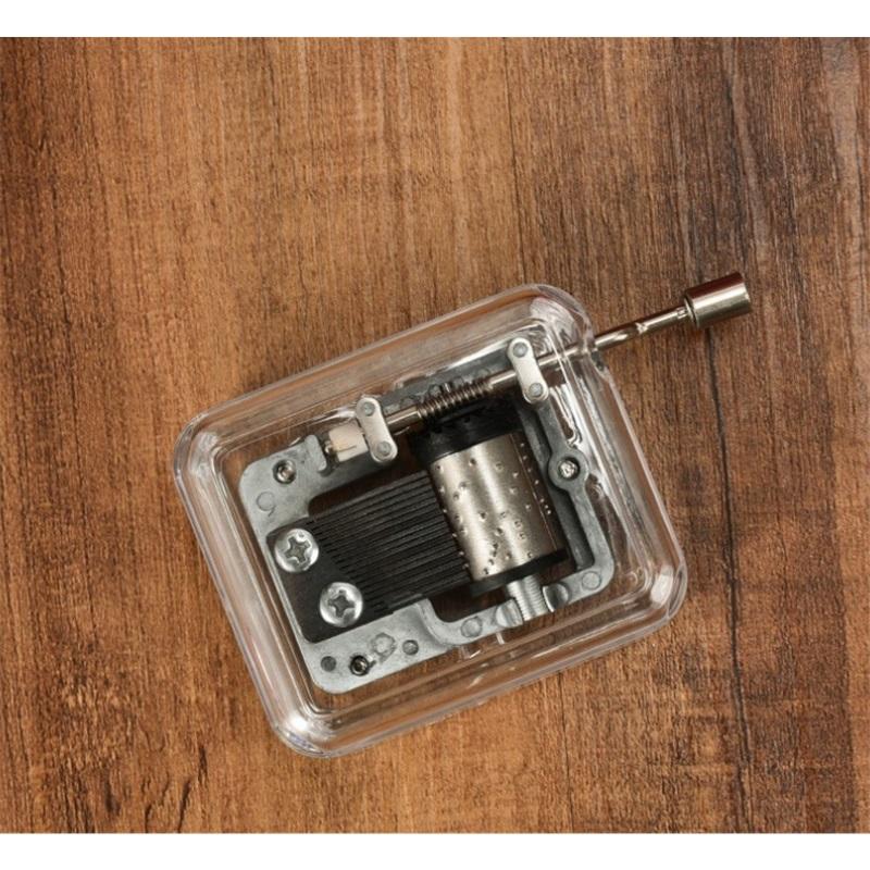 

Мини-музыкальная шкатулка, ручная заводная музыкальная шкатулка, креативный подарок серебряный