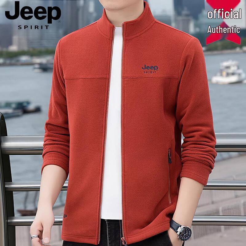 

JEEP SPIRIT Men s Fleece Cardigan Jacket 3XL