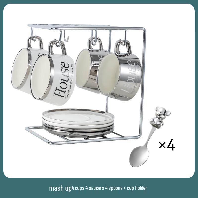 KANGMO European Ceramic Coffee Cup Set