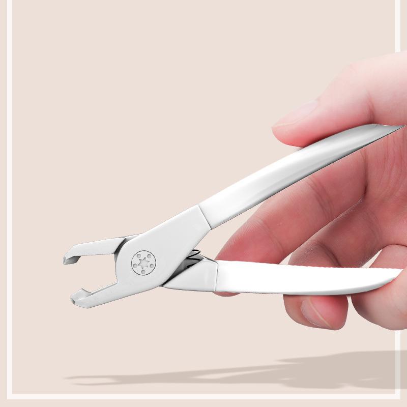 

1 шт. Маникюрные кусачки для ногтей из нержавеющей стали, кусачки для ногтей, кусачки для ногтей белый