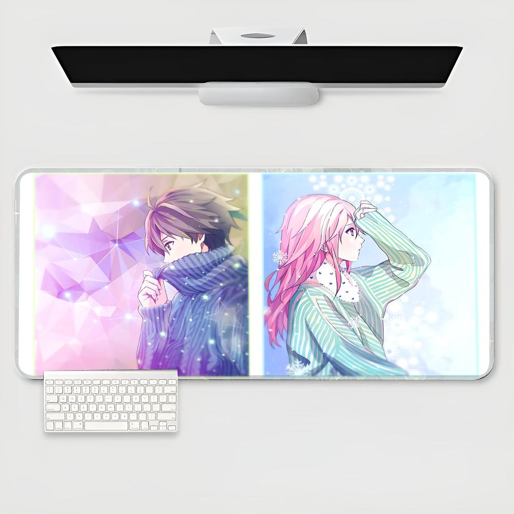 

Guilty Crown Mouse Pad game teclado XXL Mouse Pad Large Computer Laptop Non-slip Keyboard Desk Mat Mousepad 600x300x2mm