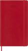 Moleskine 2026 January Weekly Large Size W x 21cm Soft Scarlet DSF212WN3Y26 Planner, Start, 12-Month Diary, (13cm H), Cover, Red,