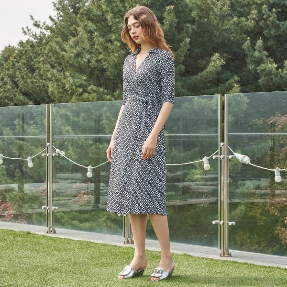 Lipbbam Creora Derosy Cara 3 4 Sleeve Long Wrap Dress Ldm11co01