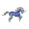 Unicorns Brooch Sturdy Metal Artistics Crafted Accessory for Fashionable Wardrobe Enhancement