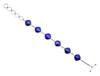 Lapis Lazuli Bracelet: Minimalist 925 Sterling Silver Gemstone Jewelry
