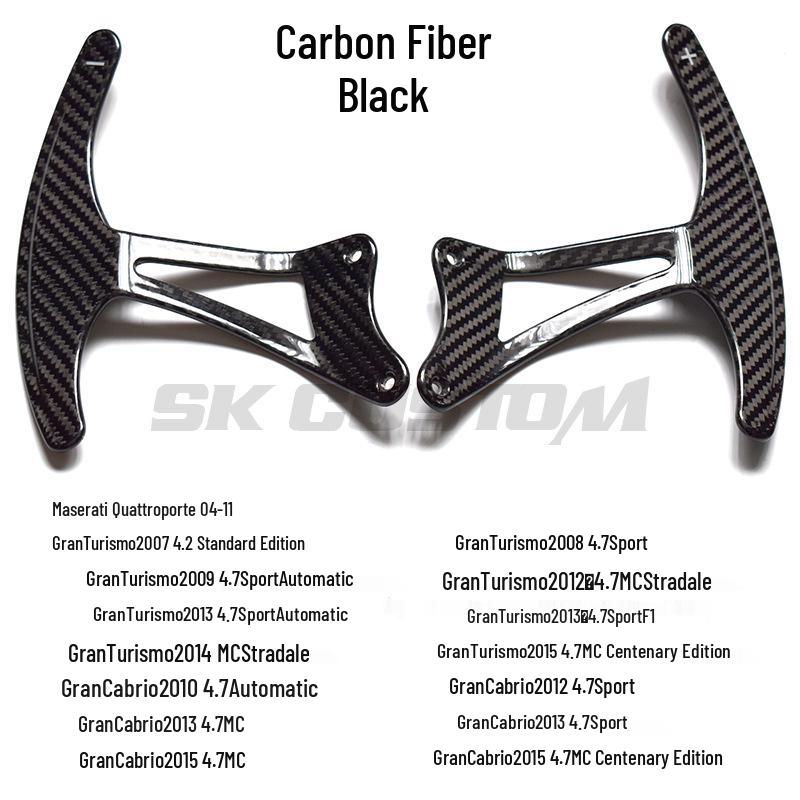 Dry Carbon Fiber Shift Paddles for Maserati Quattroporte (2004-2011 Models)