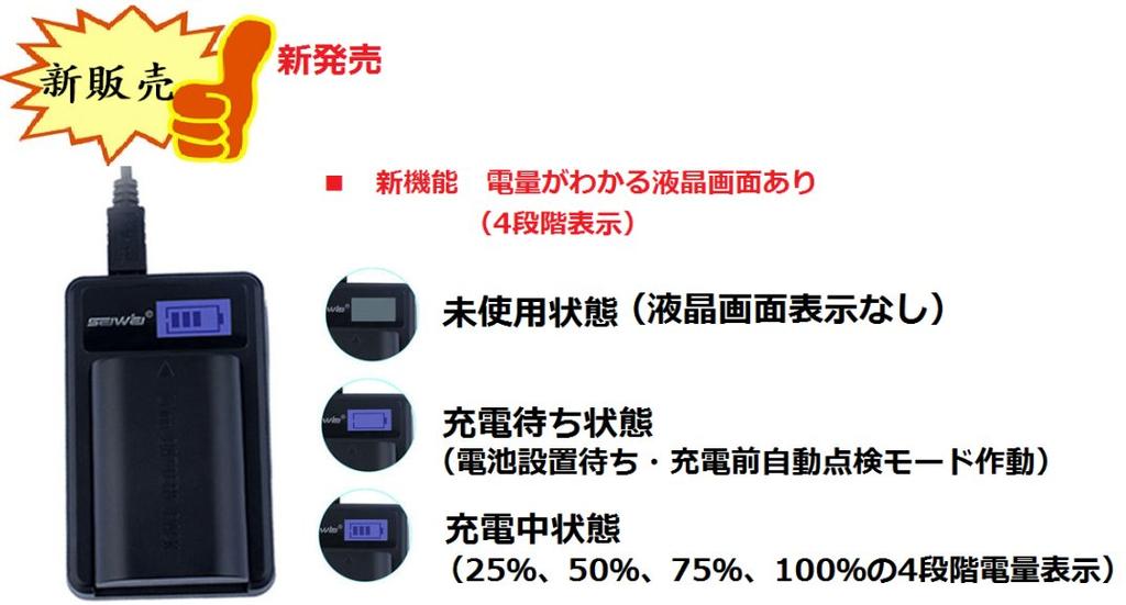 New Rapid USB Camera Charger for Canon Batteries with LCD Display [WASHODO] NB-5L [517-0040-05]