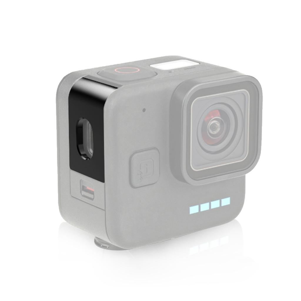 PULUZ Metal Battery Cover Replacement for GoPro Hero 11 Black Mini Removeable Battery Lid Side Door