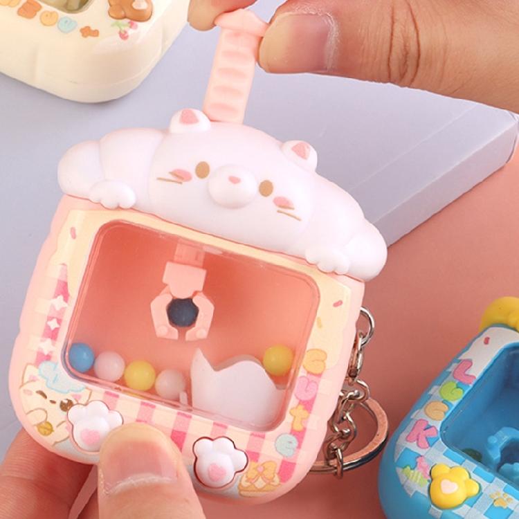 Creative Doll Catcher Machine Keychain Craft Of Sturdy Plastic
