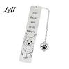 Gift for Book Lovers Cute Cat Bookmark Funny Metal Page Marker with Creative Durable Bookmark Quotes Stainless Steel Readers Lover Rust Proof