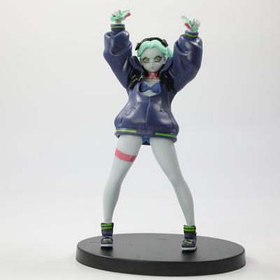 16CM Anime Cyberpunk Edgerunners Rebecca Figure Standing Model Toy Gift Collection Doll