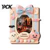 Decorative Magnetic Frame Halloween Photo Refrigerator Magnet, Ghost Pumpkin Picture Display Holder, Wooden for Holiday Party Kitchen Themed