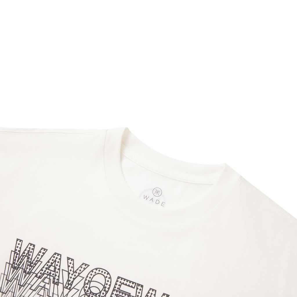 Li Ning Wade Series Sports Casual Simple Round Neck Pullover Short Sleeve T-Shirt Men Tops Champagne-White AHSV015-5