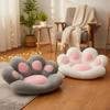 Adorable Cat Paw Plush Seat Cushion for Home & Office
