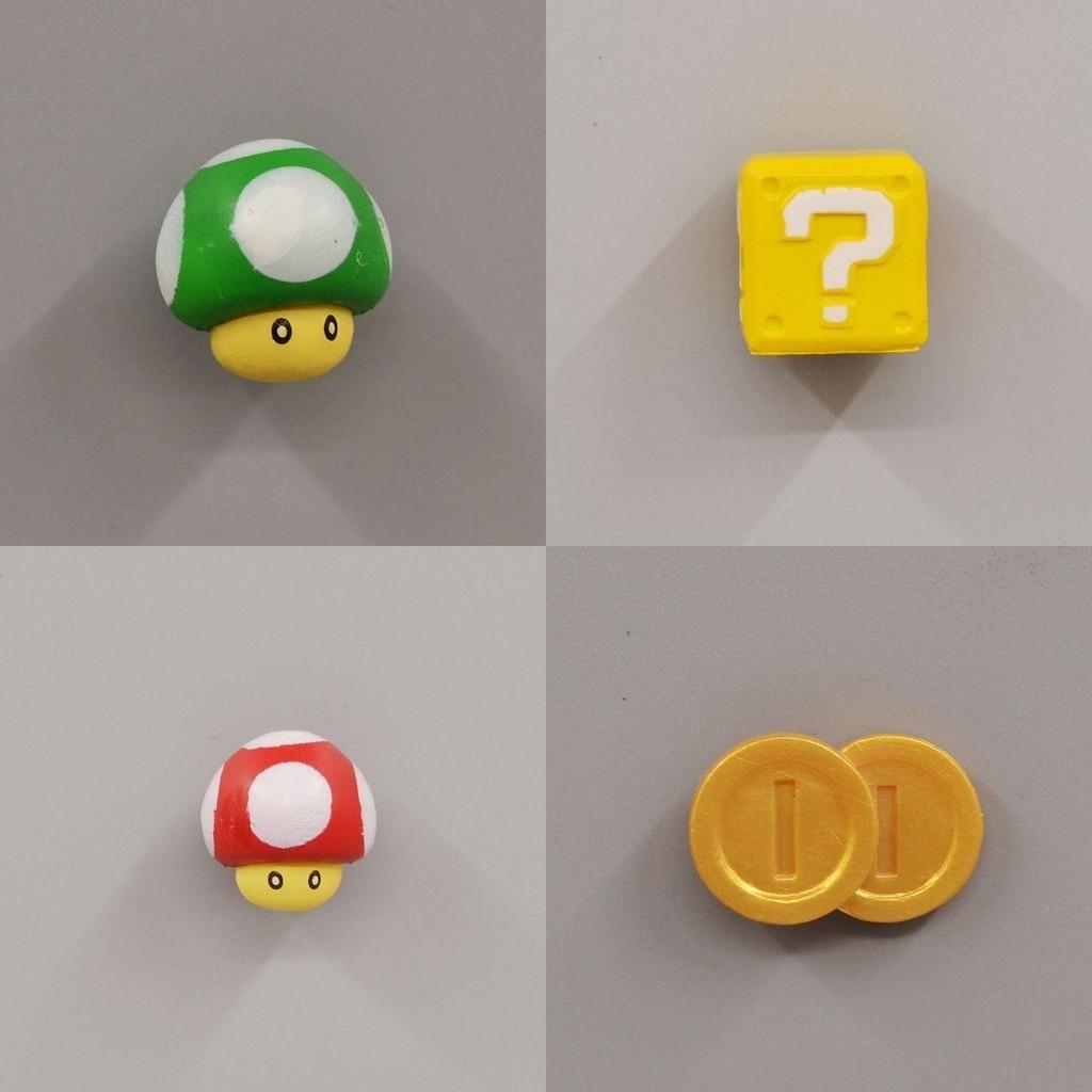 3d Super Mario Refrigerator Stickers For Diy Home Decoration