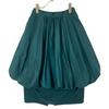 ENFOLD 22AW GREEN POLYESTER LAYERED BALLOON SKIRT skirt 36 greenUsed
