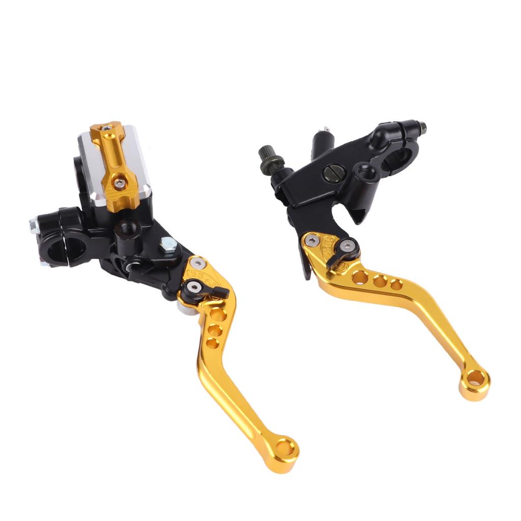 22mm Motocyklowa Dźwignia Hamulca i Sprzęgła Stop Aluminium Anodowana Uniwersalna Pasująca Dźwignia Pompy Hamulcowej do Skuterów