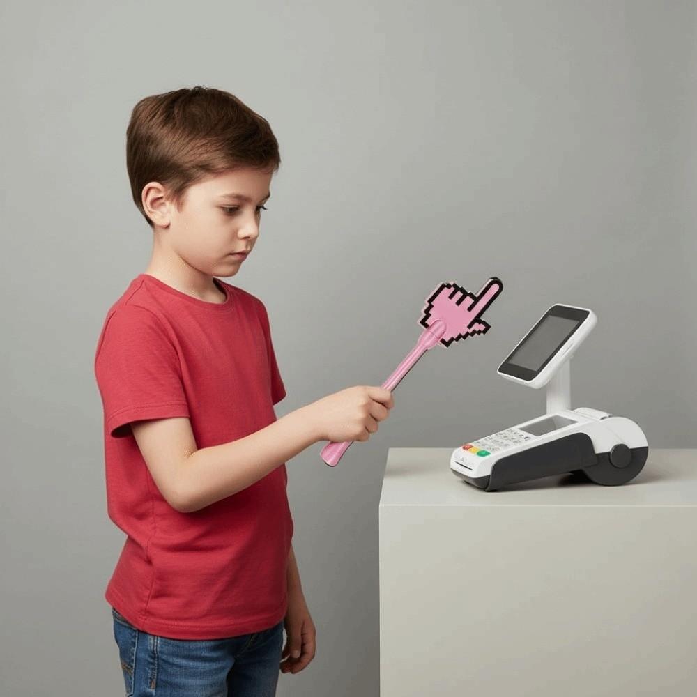 Detachable Contactless Payment Sleeve Creative Index Finger Wand Holder  Payment Tools