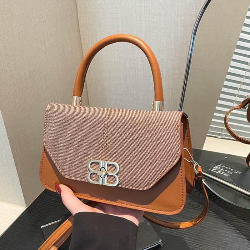 Trend bag women's bag 2025 summer new fashion simple underarm bag foreign style personalized shoulder crossbody small square bag