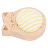 Sewing Pins Cushion Set 80PCS Straight Quilting Pins and Wooden Base Needle Pincushion with Storage Case