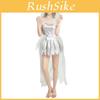 Elegant Dark Fantasy Black Bride Costume For Women Ideal For Stage Performances