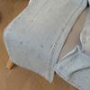 Women's High-Waist Light Blue Denim Pants with Shiny Detailing – Slimming Straight to Wide-Leg Casual Versatile Fit