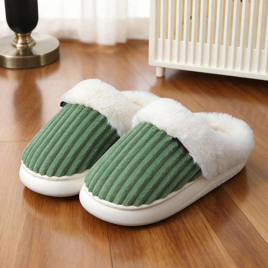 Cotton Shoes for Women, New Snow Boots with Plush and Thick Cotton Boots, Fashionable and Versatile, Cold Resistant and Warm Slippers, Cotton Boots