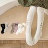 Baby Tights For Girls Kids Children Leggings Stockings Cartoon Bear Tights Spring Autumn Solid Color Cotton Girls Pantyhose