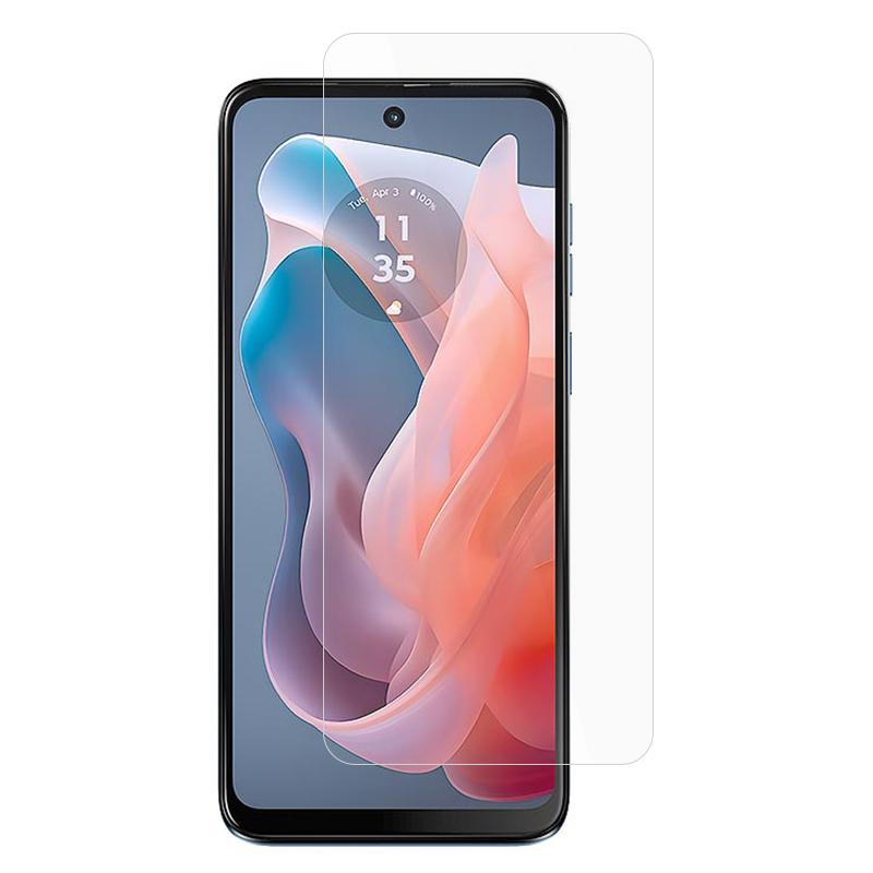 AMORUS For Motorola Moto E14 4G/G04 4G/G04s 4G/G24 4G Screen Protector 2.5D Clear High Aluminum-Silicon Glass Film