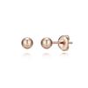 [LsSHOP] 14K Plain Ball Earrings (Gold Plated)_LJ0097BRE
