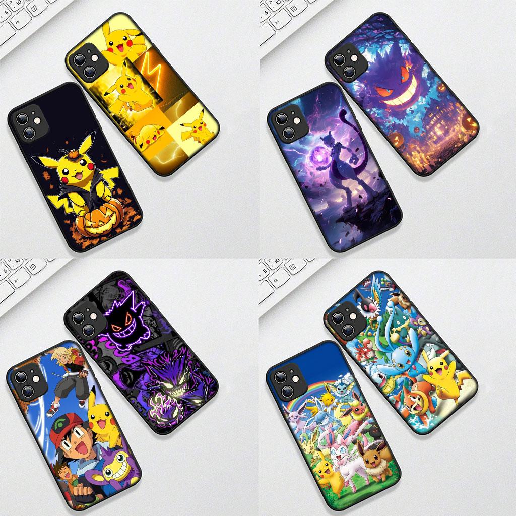 Cover Gengar P-Pikachus P-Pokemons GO for Motorola Moto Edge 50 One 30 Fusion 40 neo Ultra Pro 20 Lite G50 G85 G84 E15 E14 Case