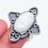 Natural Howlite Jasper Gemstone 925 Sterling Silver Jewelry Ring Size 7 ZS-1171