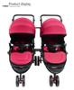 Huaying Multi-Purpose Folding Twin Stroller