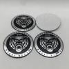 AAZT1 4pcs 3D New 56mm 60mm For Car Wheel Hub Center Cap Emblem Badge Covers Sticker Decals Styling Accessories