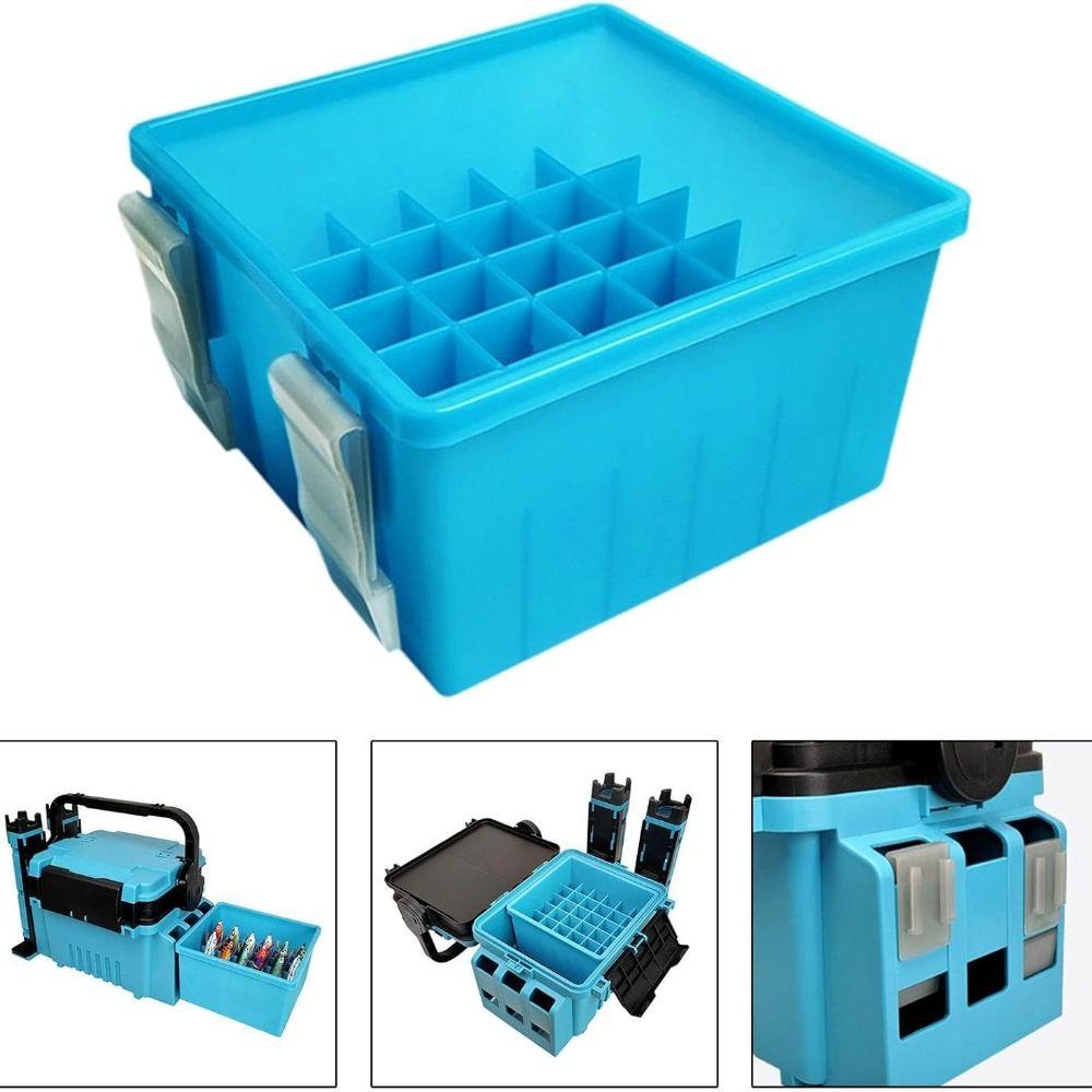 Luminous Fishing Tackle Case Waterproof Lure Tool Storage Squid Jig Bait Container  Fishing Gear