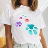 Women's Animal Claw Printed Summer T-shirt Comfortable Soft Simple Fashion Women's Short Sleeve Cotton T-shirt