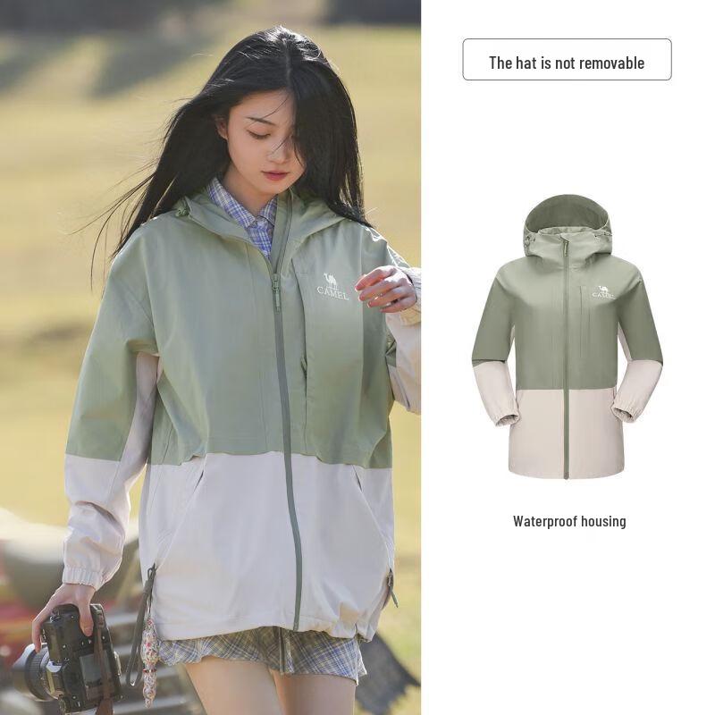 Camel Women s 2024 Spring/Autumn Windproof Waterproof Jacket XXL