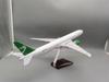 B777 1:157 Scale 47cm Large 777 Aircraft Model B777-300 Turkmenistan Die-cast Aircraft with LED Lights House Accessories