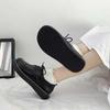 jk small leather shoes women's spring and autumn new British style retro single shoes flat bottom round head lace-up Korean version versatile student
