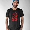 CCCP T-SHIRT (Marx Lenin Hammer Sickle USSR Russia Soviet USSR Communism) Unisex T-Shirt