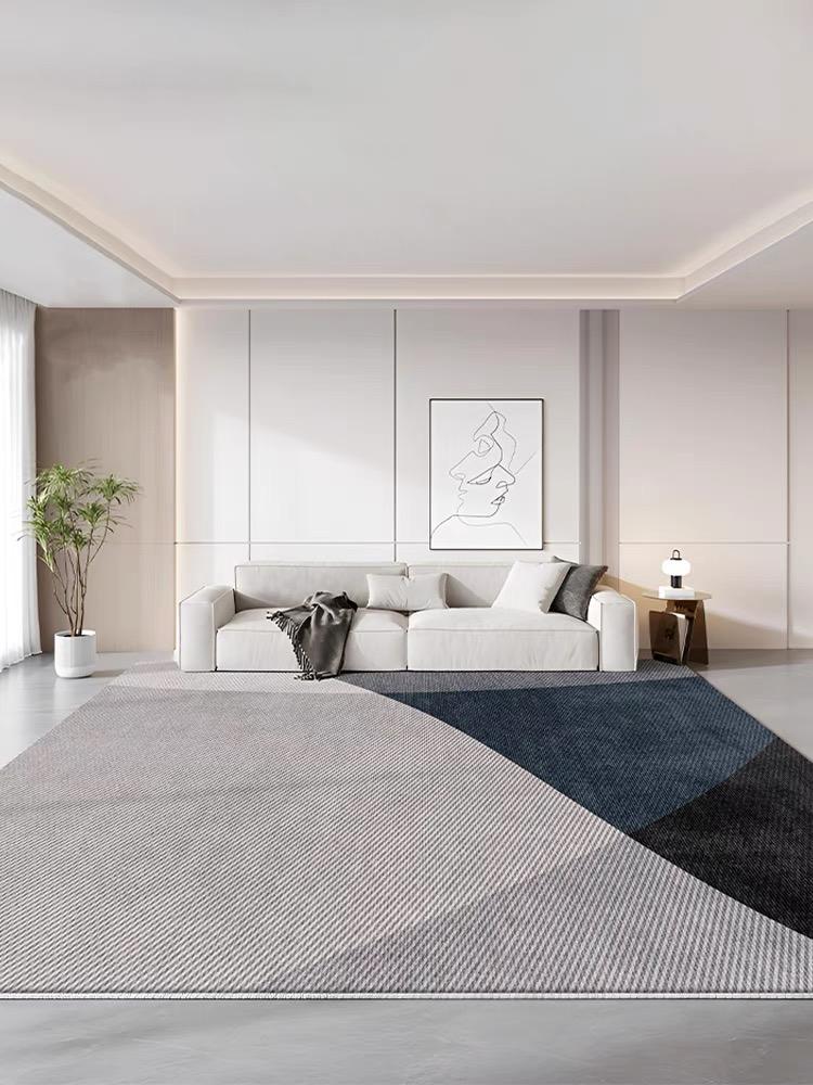 

Carpet Simple Woven Living Room Floor Cushion Full Household Coffee Table Rug Loop Light Luxury Washable Erasable BedsideBlanket 40X60CM