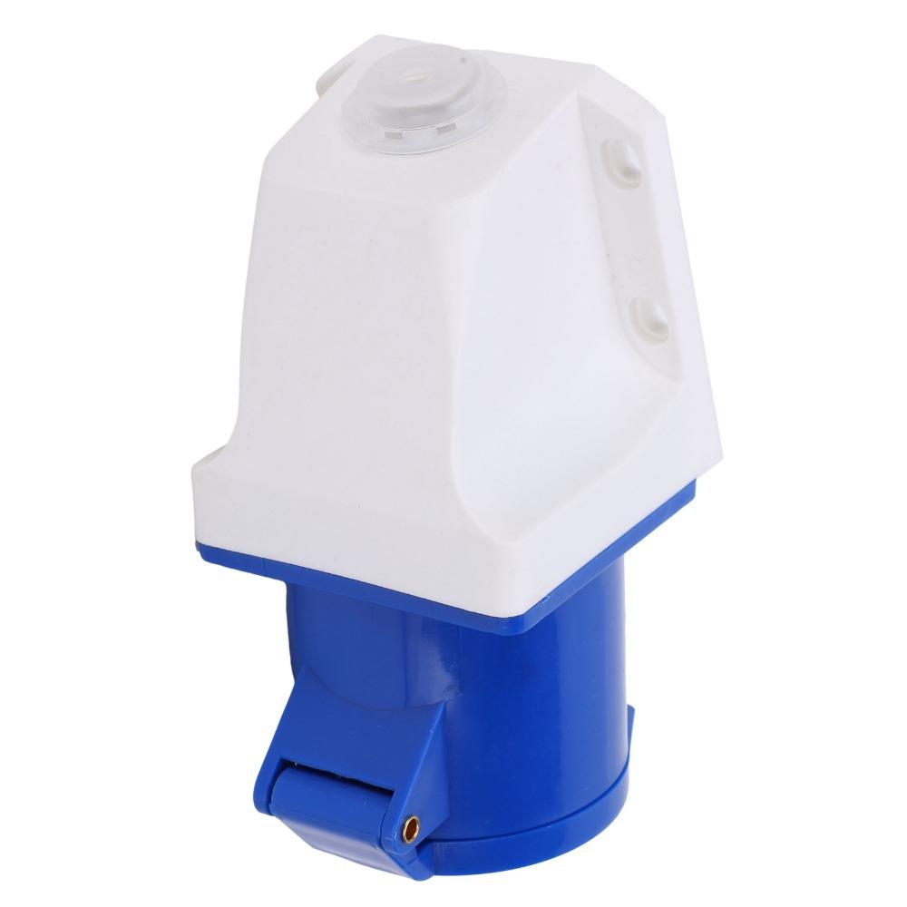 3 Cores 3‑Pin Industrial Socket 220-250V Industrial,Power Socket  Chemical Industry