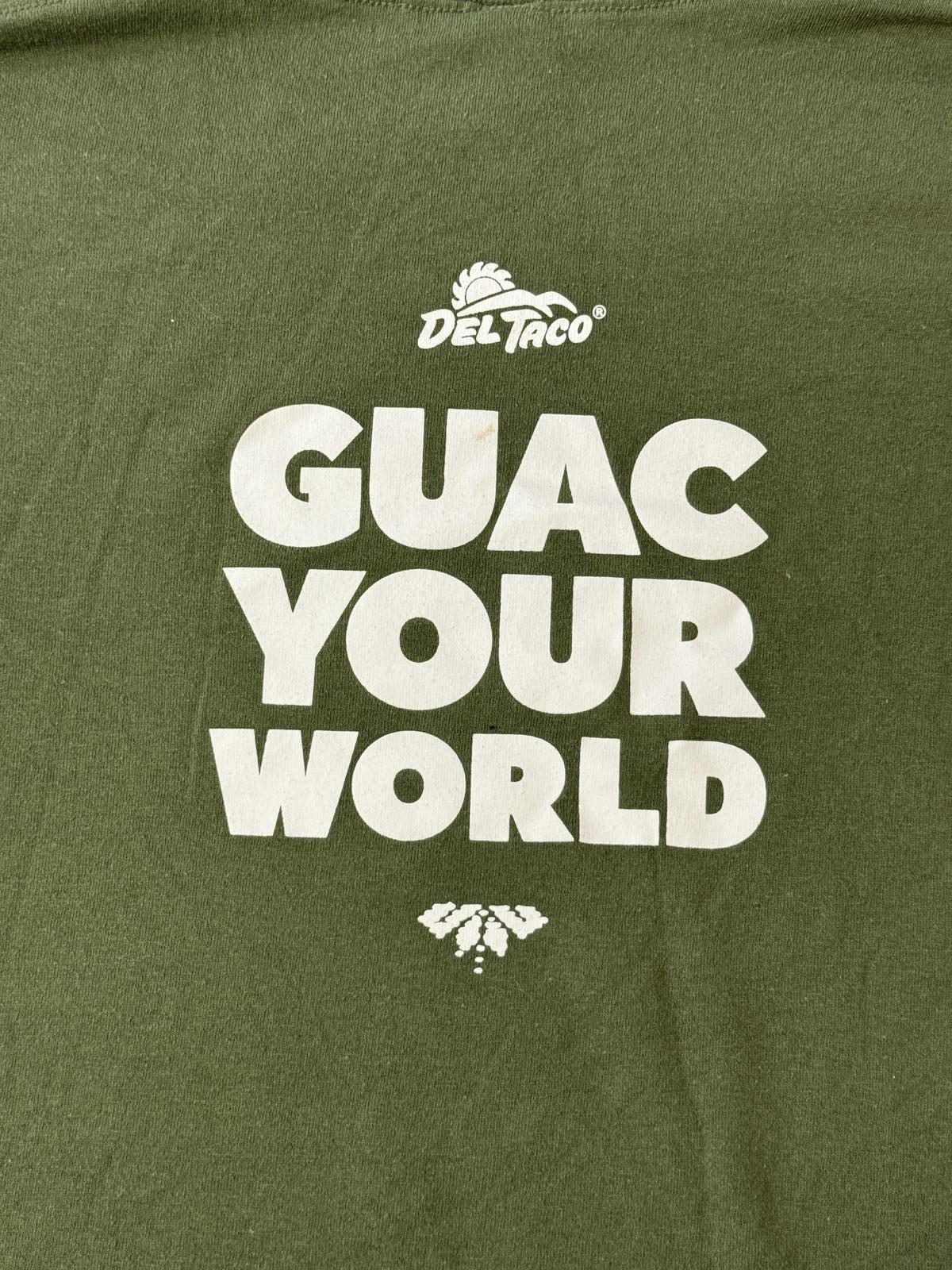 Del Taco Employee T-shirt Fresh Guacamole Guac Your World XL XXXXL