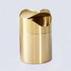 Gold Desktop Trash Can - 304 Stainless Steel Mini Bin with Lid, Light Luxury Storage Basket