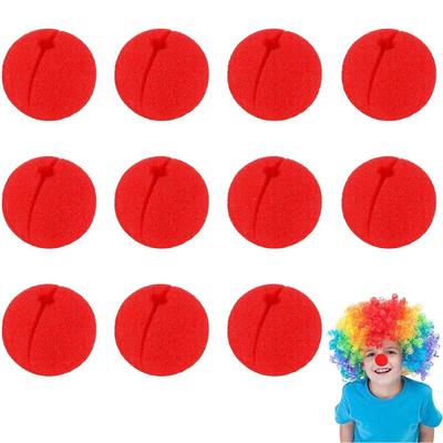 10pc Red Foam Sponge Noses Novelty Cosplay Nose Clown Nose for Christmas Comic Costume Party Favors Magic Dress Circus Kid Adult