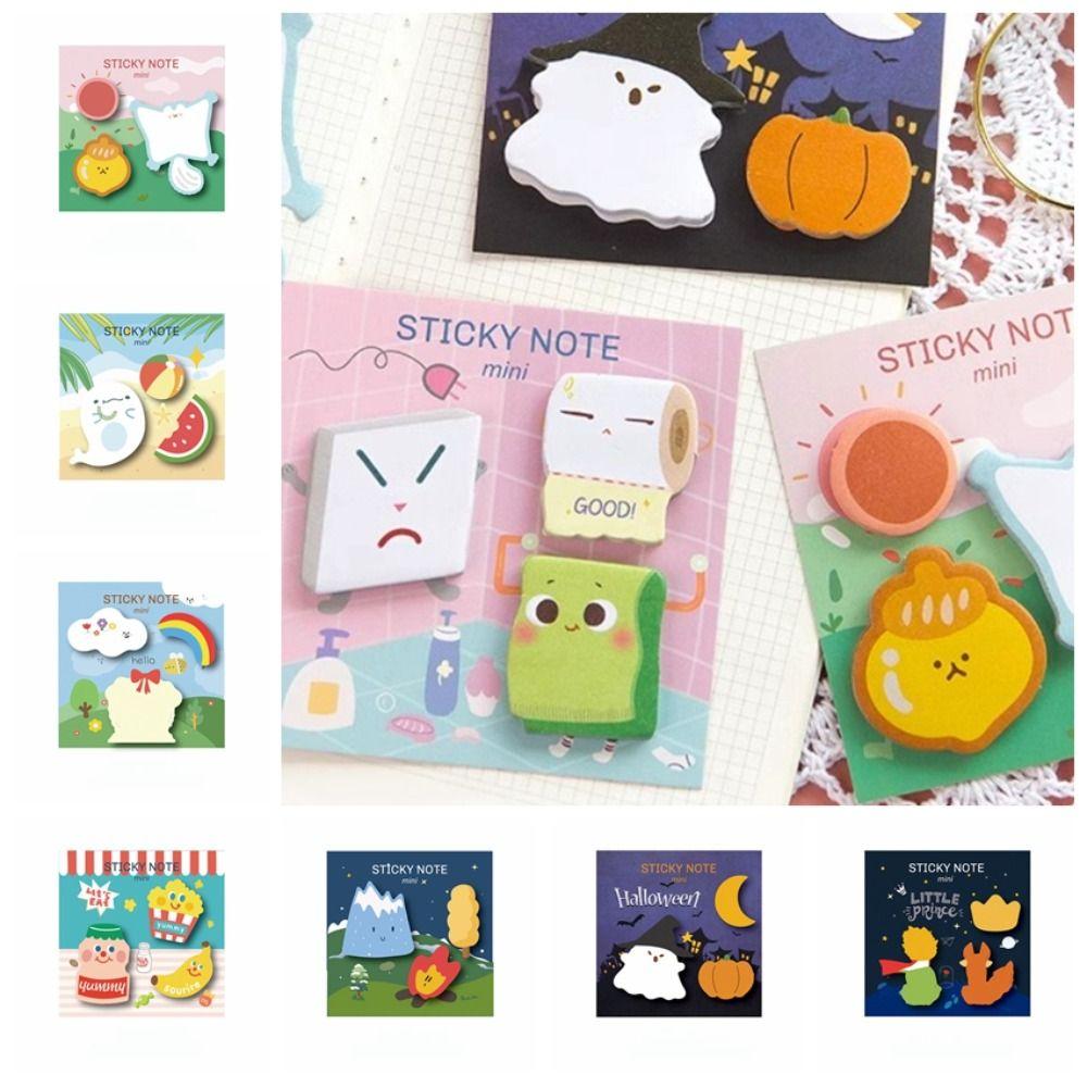 

N Times Sticky Memo Pad Keypoints Marker Sticky Notes 90 Sheets Decorative