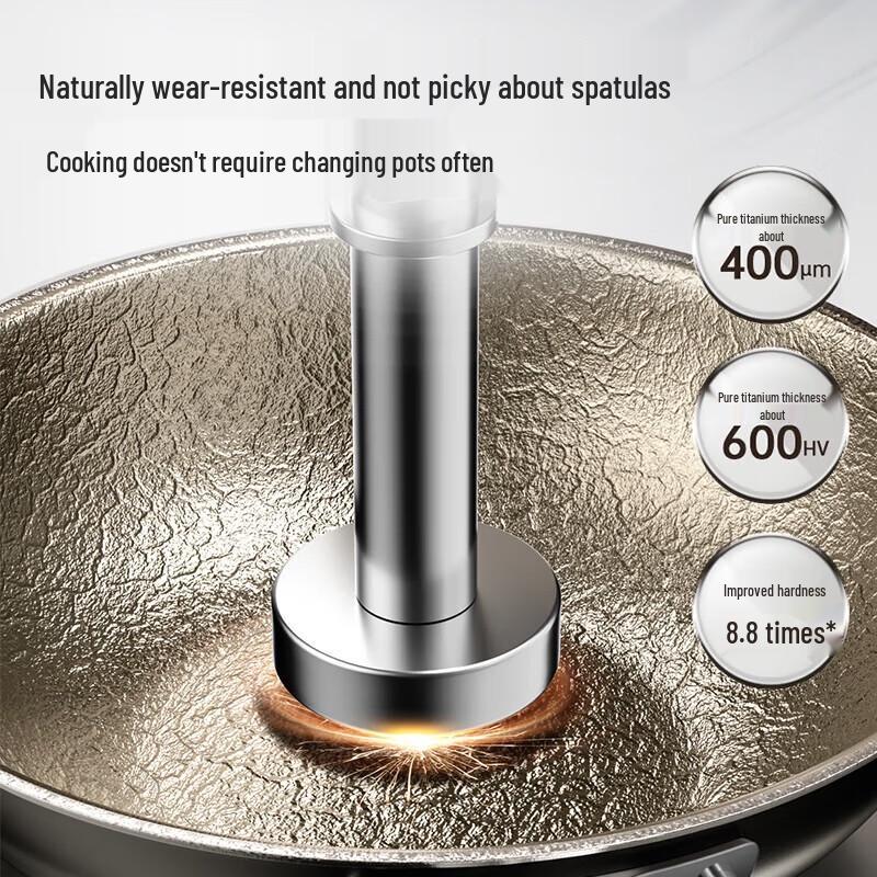 COOKER KING Pure Titanium Non-Stick Wok