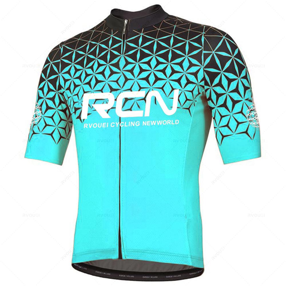 Nuova maglia da ciclismo estiva Rcn Pro Team da uomo tuta da abbigliamento per bicicletta da corsa tuta da mountain bike traspirante Mallot Ciclismo Hombre