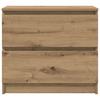 TV Cabinet in Artisan Oak Finish 60 x 35 x 54 cm Particleboard